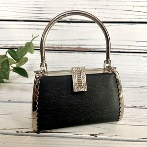 Gorgeous Vintage Hard Shell Evening Bag